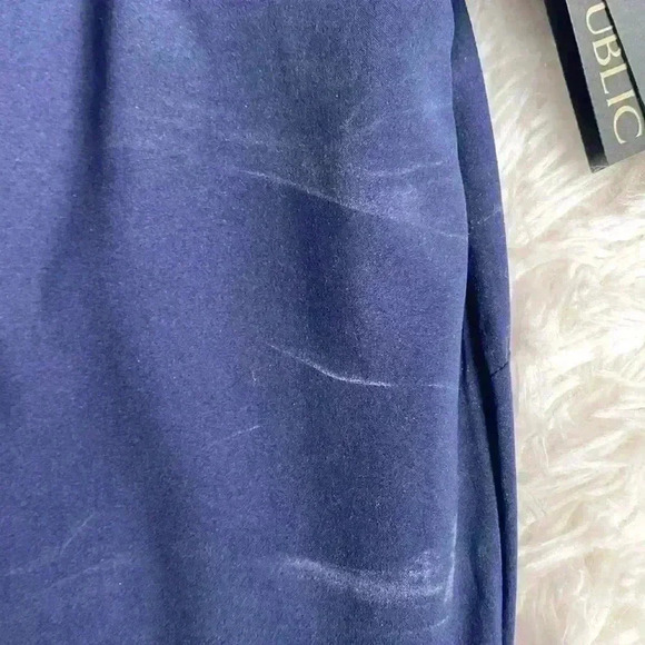 Banana republic Navy blue tweed peplum with embellishments. Size 10. NWT. - Picture 7 of 8